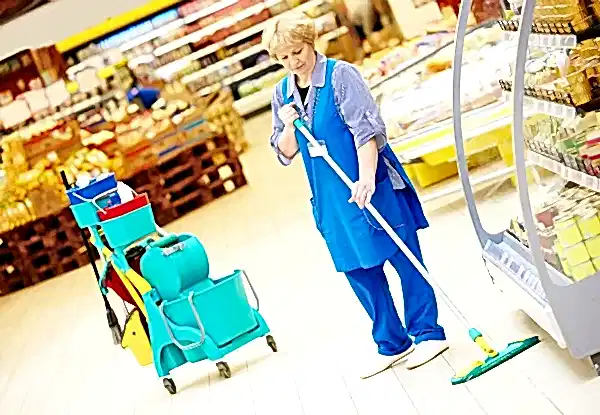 Perakende alan temizliği